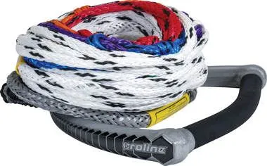 Corde + Palonnier ski nautique slalom 8 sections REC, Handle 12
